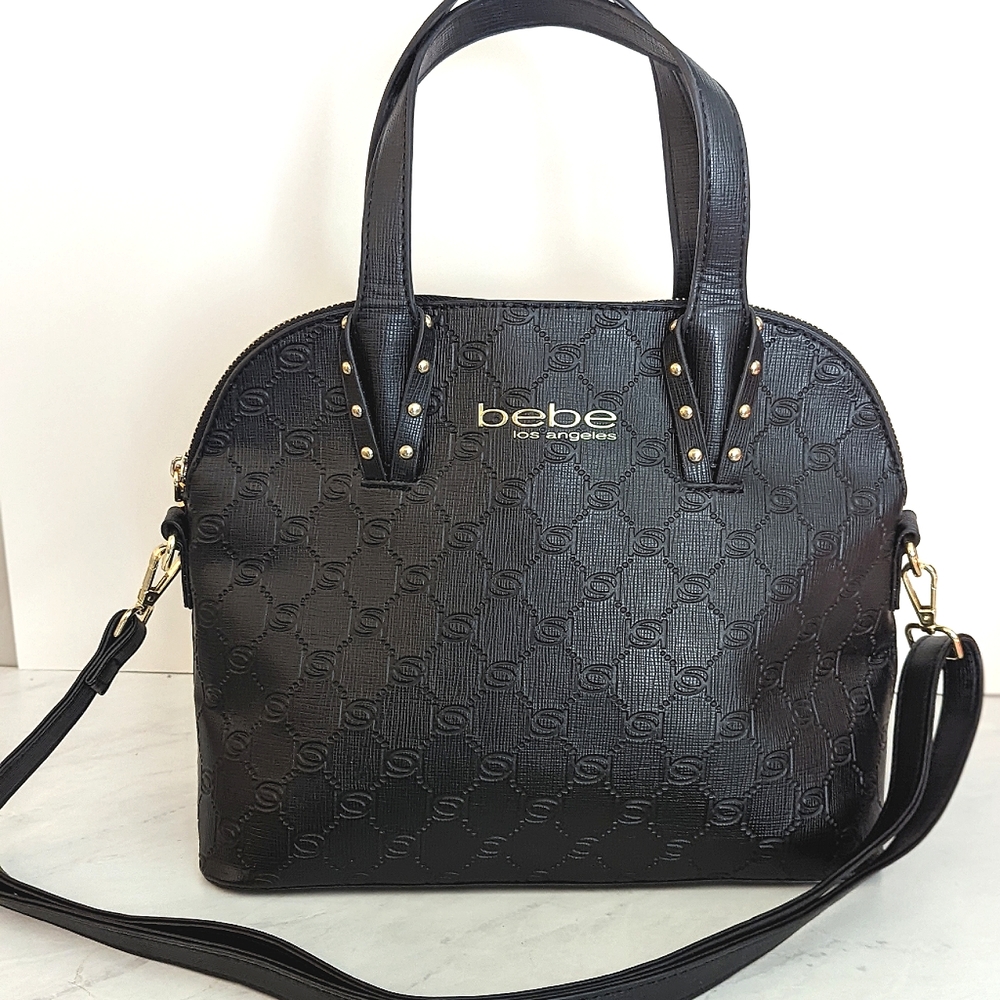 Bebe black dome bag